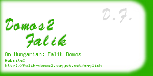 domos2 falik business card